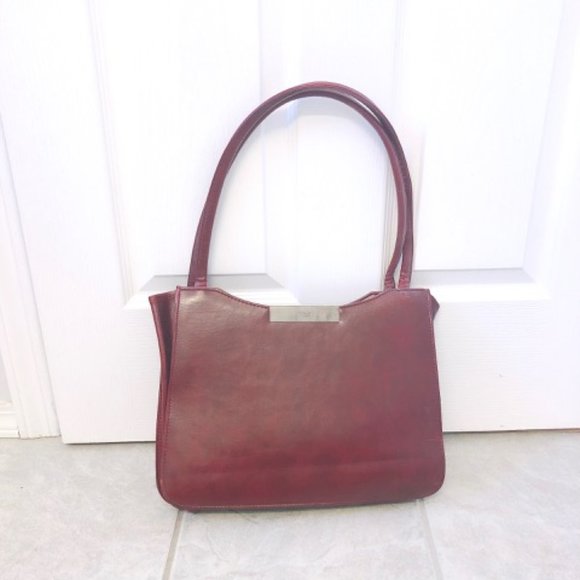 Italy Purse Bag Burgundy - Picture 1 of 6